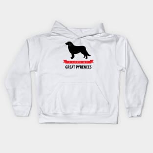 I Love My Great Pyrenees Kids Hoodie